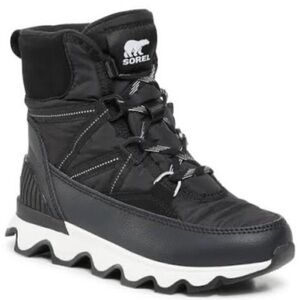 Sorel Black and White Winter Boots